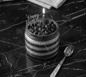 Royal jar blueberry cake (sugar free)