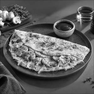 Mushroom and Cheese Omelette