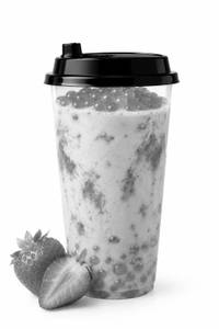 Strawberry Milk Popping Boba
