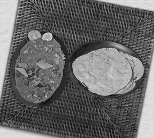 3 Pulka With Mushroom Curry ( Dasara special ) 