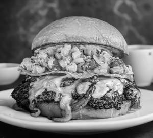 Corn Double Patty Cheese Burger