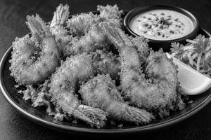Golden Fried Prawns