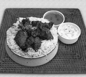Chicken Fry Biryani Single