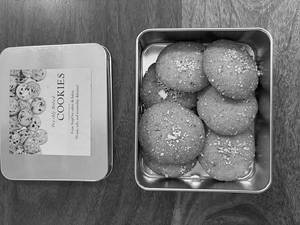 Almond Saffron Desi Ghee Cookies