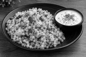 Sabudana Khichdi + Curd