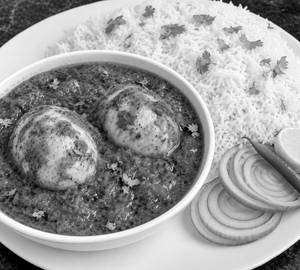 Egg curry with rice [750 ml]