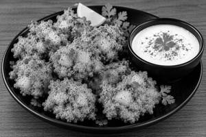 Kuttu Pakoda Paneer With Curd