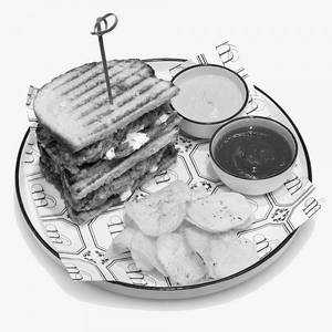 Mediterranean Grilled Sandwich