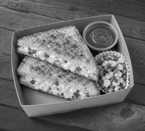 Whole Wheat Grilled Cheese Corn Sandwich