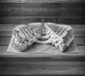 Cheese and corn sandwich