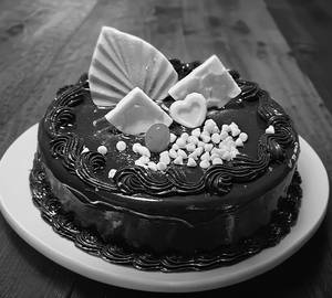 Eggless Dark Chocolate Cake [ 1 Kg]