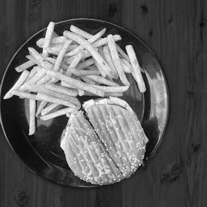Veg cheese burger