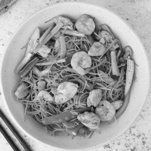 Chicken Singapore Chow mein