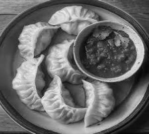 Chowmein with 12 pcs steam momos