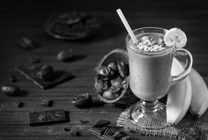 Banana Dates Smoothie(nong)