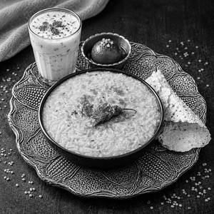 Dal Khichdi Meal.