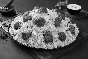 Lucknowi Mutton Kefta King Biryani (Serves 2)