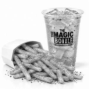 Magical Blue Cooler + Peri Peri Fries Medium