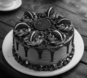 Chocolate Oreo Eggless Cake [ 500 Grams]