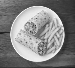 Egg bhurji roll combo