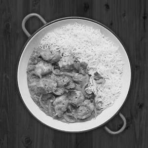 Jeera Rice+ Chicken Curry+ Pickle