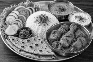 Special Chicken Rezala Thali