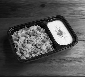 Sabudana Khichdi With Curd