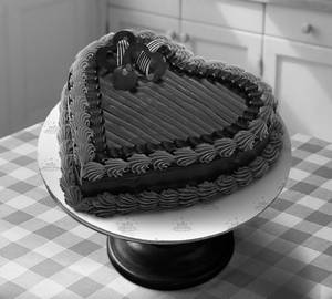 Chocolate Heart Cake