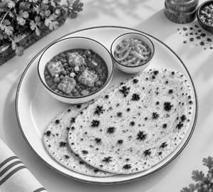 Paneer Manchurian + 2 Phulka Naans + Spiced Onion