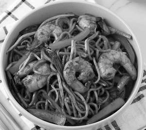 Prawns Gravy Chow mein