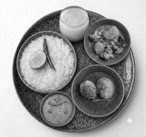 Bong Full Double Egg Thali 