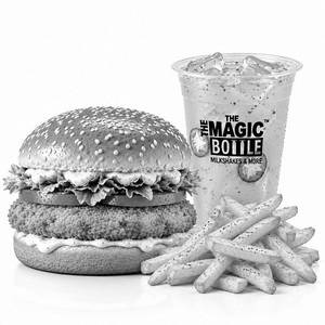 Chatpata Mango Cooler + Fries Medium + Crunch Aloo Tikki Burger