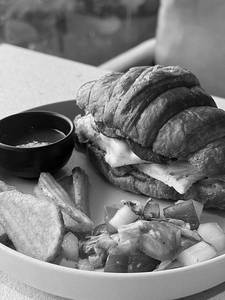 Croissant Chicken Club Sandwich