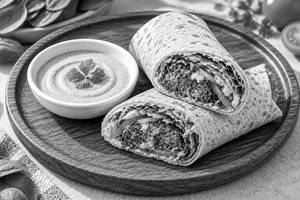 Spinach Kebab Wrap