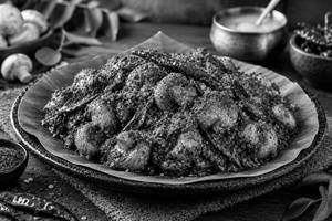 Mushroom Ghee Roast