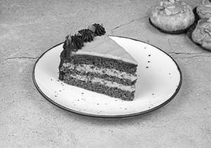 Sicilian Pistachio Chocolate Cake Slice