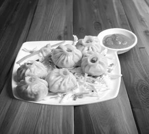 Mashroom steam momo [6pieces]