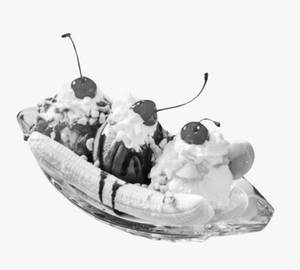 Triple scoope banana bowl