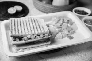 Corn & Cheese Grilled Sandwich