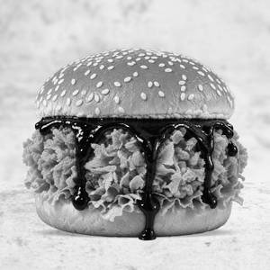 Halloween Chicken Burger