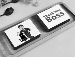 Boss Day Poster Walnut Brownie Duo