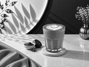 Hot Ube Latte-Oat Milk