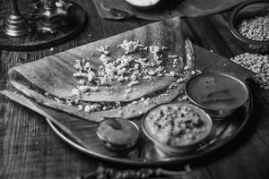 Mysore Ghee Podi Cheese Dosa