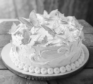 Naughty Butterfly Theme Cake [500 Grams]