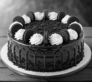 Zordish Dark Premium Oreo Cake [1000 Grams]