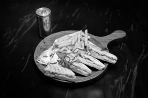 Sandwich, Fries And Soft Drink Combo