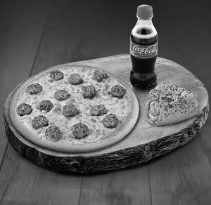 My Lunch Meal: Chicken Sausage Pizza