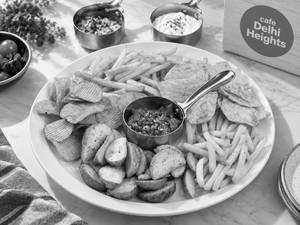 Assorted Fries, Chips & Dip Platter