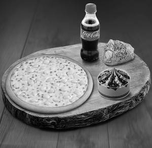 My Lunch Meal: Corn Pizza