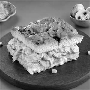 Creamy Mushroom and Corn Sandwich